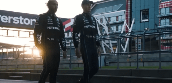 Lewis Hamilton en George Russell