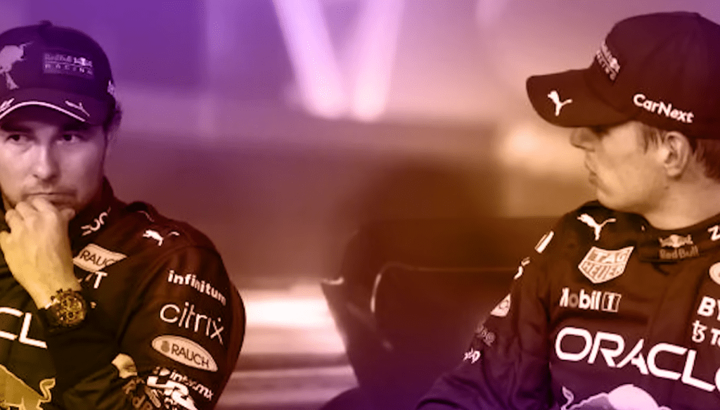 Sergio Perez en Max Verstappen