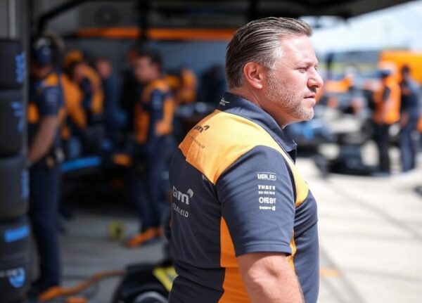 Zak Brown Mclaren Pitbox