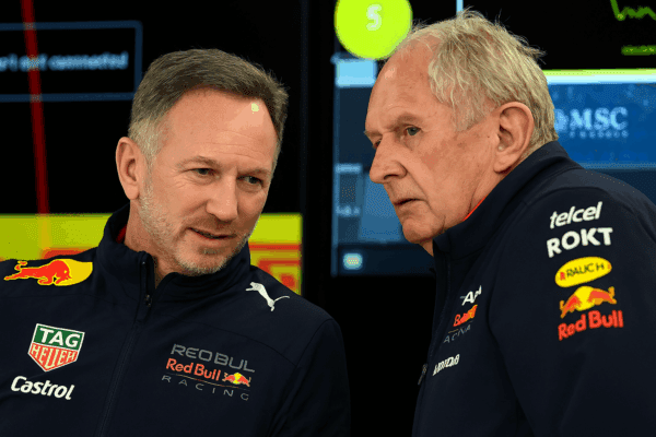 Christian Horner en Helmut Marko