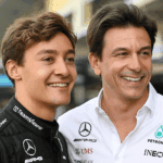 Toto Wolff George Russell Mercedes