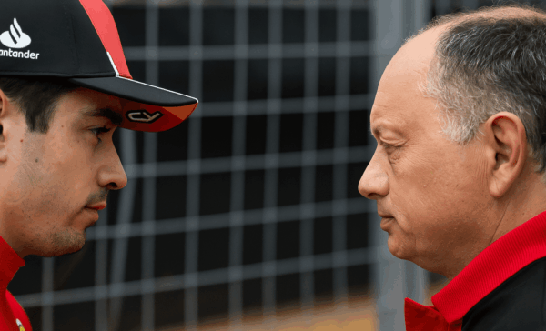 Charles Leclerc Fred Vasseur Ferrari