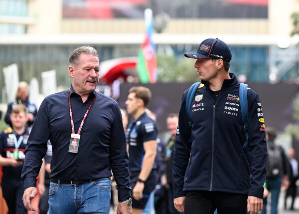 Jos en Max Verstappen