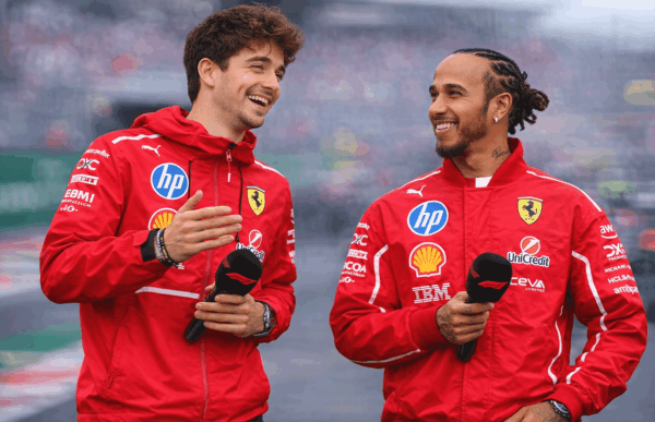 Ferrari Charles Leclerc Lewis Hamilton