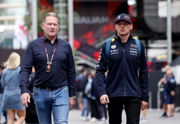 Jos en Max Verstappen
