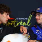 Kimi Antonelli en Max Verstappen