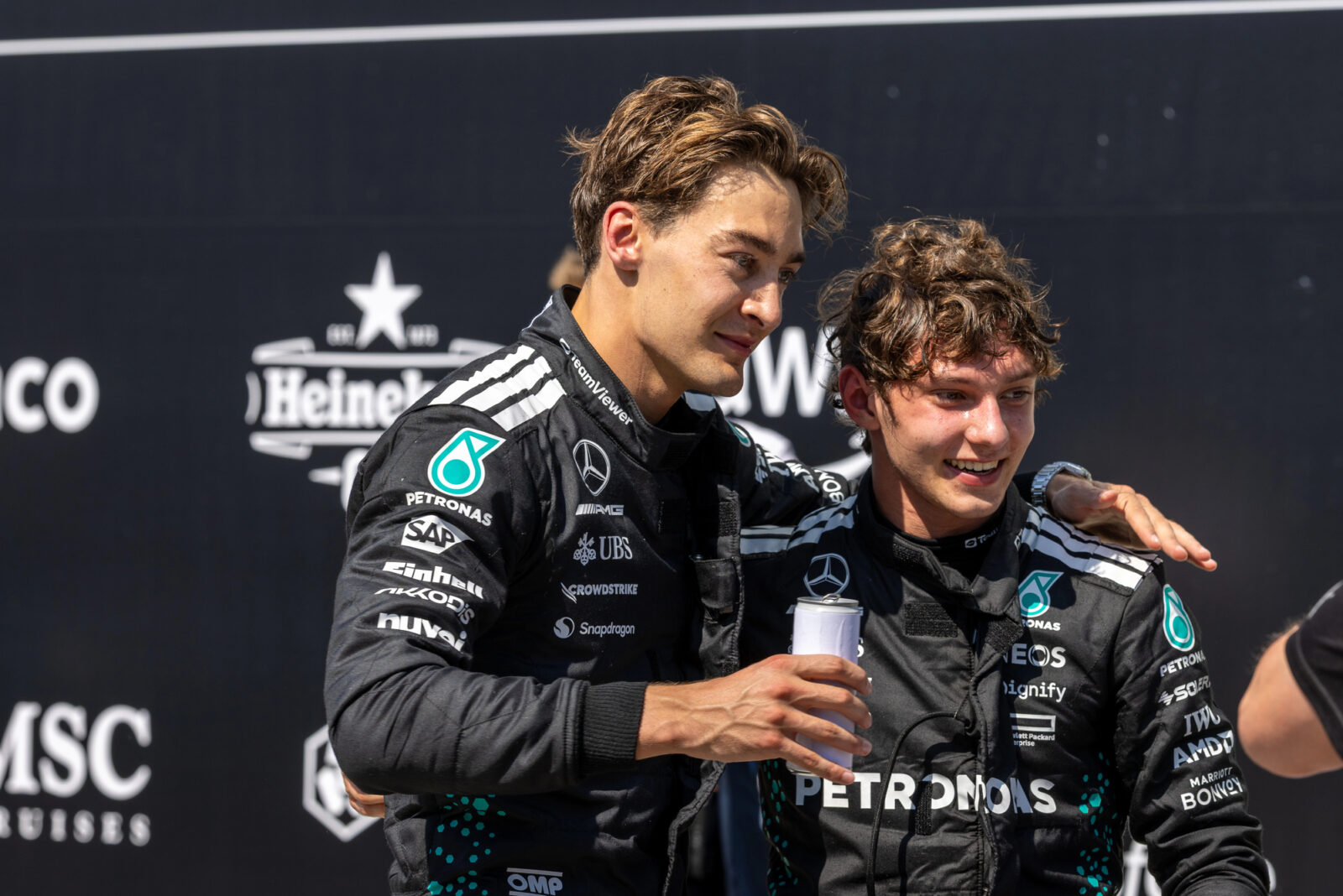 Russell en Antonelli vragen Mercedes om vrije onderlinge strijd na incidenten in Canada